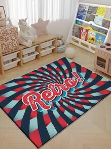 1 块圣诞老人圣诞地毯，适用于室内、室外和入口装饰 - 节日季节游戏地毯，适用于客厅、卧室和厨房 - 可洗家居装饰地毯、客厅地毯、地毯、客厅区域地毯、区域小地毯、垫子、家居装饰、大客厅地毯、圆形地毯、客厅家居装饰、房间装饰、可洗地毯，适用于派对装饰，提升家居风格，增添节日魅力的必备装饰