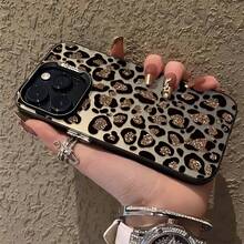 Leopard Print Phone Case The Product Is A 2D Image Suitable For Compatible With Iphone17,16, 15, 14, 13, 12, 11, PRO MAX, X, XS, PLUS,As Well As, Galaxy S22/23/24 Ultra/FE+ - 彩色 - 查看 5