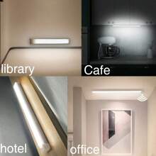 USB Rechargeable LED Motion Sensor Light - Wireless Design, Warm White Night Light, Suitable For Kitchen, Wardrobe, Corridor, Stairs, Bedroom And Other Spaces, Ideal Choice For Hotels, Bars And Restaurants - Cabinet Lights - View 10