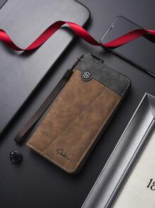 Men's Wallet, Fashion Large Capacity Multi-Card Slots Casual Phone Pouch Coin Purse Handbag Wristlet Wallet Gifts For Men Cowboy Christmas Gifts Vintage Black Purse Card Holder New Year Gift Valentine'S Day