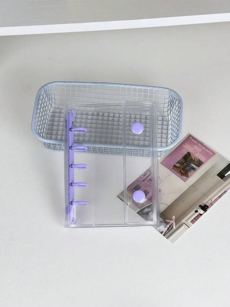 M5 透明活页夹，20 个双面套，透明贴纸簿，活页夹 DIY 活页夹笔记本套装，文具，学校用品，返校用品 - 彩色 - 查看 15