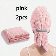 1pc/2pcs/3pcs Women's Large Size Microfiber Hair Towel, Soft Quick-Dry Headband With Elastic Edge For Wet Curly Long Hair, Anti-Frizz Microfiber Towel,Travel Essentials,Travel Essential,Hairstyle,Hairdressing,Hair,Travel,Hair Products,Hair Tools,Hair Stuff,Barber,Barber Accessories,Barbershop,Hairdressing Equipment - Multicolor - View 19