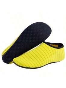 1 件装软底速干沙滩袜男女款游泳鞋海边户外速干凉鞋，适合游泳、划船、徒步旅行、冲浪 - 透气轻便，沙滩必需品，沙滩配件，泳池浮球 - 黃色 - 查看 14