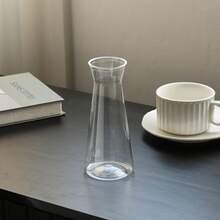 1/2/5/8/10 件塑料条纹花瓶，透明花瓶花卉组合工艺品适用于各种花束装饰、展示、节日和家居装饰，适用于桌面装饰、婚礼、圣诞节、晚宴 - 無色 - 查看 4