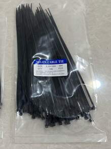 100 件彩色自锁尼龙塑料，高强度优质塑料扎带，具有抗拉强度，适用于固定派对装饰品、固定家庭和车辆维护的线束、用手工制作的 DIY 线束捆绑和固定花园植物、抗拉强度绳索和工艺管理。它们非常适合室内和室外使用 - 彩色 - 查看 28