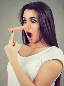 Fake Long Nose Costume: Long Nose And Pointed Nose Halloween Costume Cosplay Party Supplies - 1 Piece - Apricot - View 8