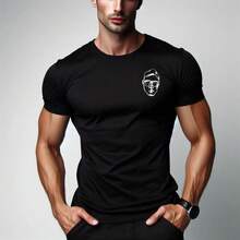 MIL200FIT Men T-Shirts - Black - View 4