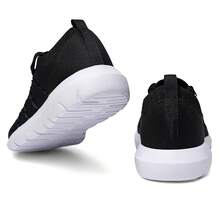 Women's Running Shoes Lightweight Comfortable Mesh Sports Shoes Casual Walking Athletic Sneakers - 黑色 - 查看 4
