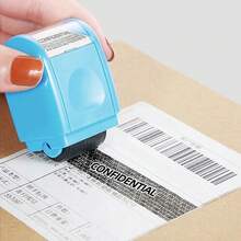 ID Theft Protection Stamp Security Data Defender Protect Privacy Roller - Blue - View 5
