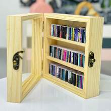 1 Set Anxiety Bookcase Mini Book, (Including 100/70pcs Mini Books) Decorations House Decoration, DIY Craft, Accessories Mini Miniature Model,Suitable As A Holiday Gift, Day; Father's Day; Mother's Day, Thanksgiving; Halloween; Christmas; New Year's Day. - Multicolor - View 6