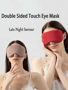 Eye Mask For Sleeping Premium Black Sleep Eye Mask For Women Men Light Blocking Sleep Mask Breathable And Comfortable Eye Shade Cover Sleep Mask For Women And Men Natural Sleeping Eye Mask With Soft And Portable Design Eyeshade Cover For Complete Light Blocking Comfortable Blindfold For Travel Naps Home And Office Ideal For Deep Sleep And Relaxation For Nap Traveling - Multicolor - View 5