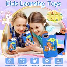 Điện thoại đồ chơi thông minh 2.8 inch dành cho trẻ em, bao gồm thẻ nhớ 32GB, 14 trò chơi và 12 ứng dụng theo dõi thói quen, món quà giáo dục tốt nhất cho bé trai và bé gái, món quà Giáng sinh thú vị cho trẻ em từ 3-12 tuổi. - Nhiều màu - Xem 8