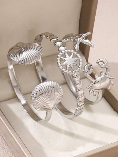 1 Stück Manija Sommer wasserdichtes Luxus Armband mit bunten kubischen Zirkoniasteinen, Edelstahl Armband, Damen Gold Armband, Gold Armband Set, offenes Armband, 18k vergoldet Mode Schmuck für Frauen, Schulanfang Saison, Halloween