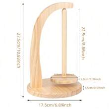 带高性能磁铁的双主轴旋转木制纱线架，手工羊毛纱线架，用于编织和钩编 DIY 毛衣、手套、帽子、围巾，绕线机 - 混色木材，感恩节和一般礼物的理想选择，纱线存储经典木制纱线手动绕线机，羊毛纱线架，羊绒纱线存储架，纱线布线旋转工具，DIY 编织、刺绣、钩编完美工艺配件