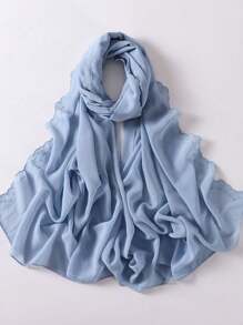 新款涤纶透明围巾，透气多功能头巾，适合女士头巾，柔软头巾，适合长袍配饰，面纱服装