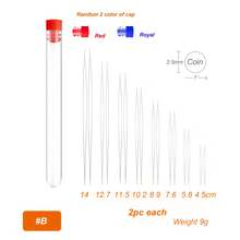 24 Pieces Beading Needles Set, 6 Sizes Seed Beads Needles Big Eye, Collapsible Beading Needles Set For Jewelry Making - Beading Needles Set - View 4