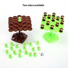 Juego De Mesa Integrativo Arbol De Equiibrio con Monos - Cafe - Ver 9