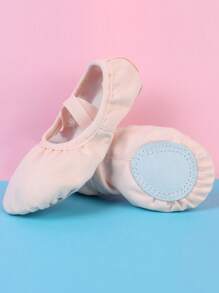Kids Dance Shoes For Girls, Soft Sole Ballet Shoes For Dance, Pink Color For Preschool Children