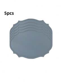 Tovaglietta in pelle lavabile, tovaglietta ovale in pelle rinforzata resistente al calore, tovaglietta impermeabile antiscivolo facile da pulire, adatta per decorazione di tavoli da cucina, caffè e ristorante