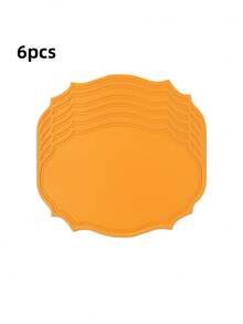 Tovaglietta in pelle lavabile, tovaglietta ovale in pelle rinforzata resistente al calore, tovaglietta impermeabile antiscivolo facile da pulire, adatta per decorazione di tavoli da cucina, caffè e ristorante