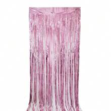 1 pièce Fournitures de fête qui brillent dans le noir, décorations de fête néon 1 m x 2 m rideaux de frange en feuille métallique fluorescente jaune vert rose rouge, toile de fond pour photomaton, décoration de fête d'anniversaire, de remise des diplômes, de Noël