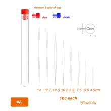 24 Pieces Beading Needles Set, 6 Sizes Seed Beads Needles Big Eye, Collapsible Beading Needles Set For Jewelry Making - Beading Needles Set - View 3