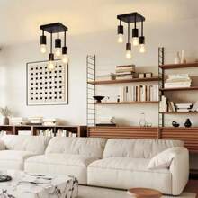 Modern Minimalist Straight Tube Ceiling Light, American Creative Bedroom Dining Room Pendant Light, Study Room Balcony Small Pendant Light, Bulbs Not Included