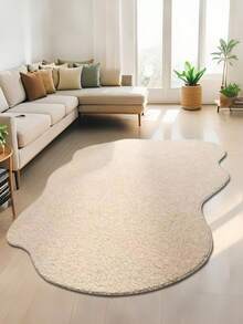 1件装不对称云朵造型现代北欧风地垫，简约装饰，客厅地垫，卧室装饰，小地毯，家居装饰，客厅地毯，客厅小地毯，卧室地毯，客厅家居装饰，户外地毯，可水洗地毯（40*60厘米尺寸非常小，请谨慎购买） - 彩色 - 查看 3