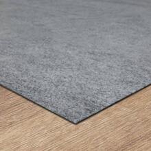 2x 8 1/8 Low Profile Non  Rug Pad Felt+ Rubber Pper, Great For Igh Traffic Areas - Safe For All Floors, Grey - 2'+x+8'1"+(Rectangular) - View 9