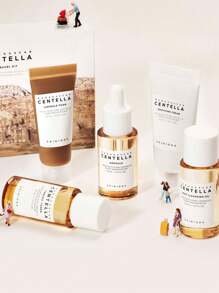 SKIN1004 马达加斯加积雪草旅行套装，轻盈乳液质地，舒缓霜，卸妆油，安瓶洁面泡沫，基础护肤盒，小巧便携，礼盒装，韩国化妆品，30毫升/1.01液盎司*4 + 20毫升/0.67液盎司 - Travel Kit. - 查看 9