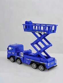 Modelo de vehículo de ingeniería de juguete para niños, juguetes de camión de ingeniería con fricción, coche de transporte plegable transformable, camión y juego de construcción interior, juguetes de vehículos de construcción, juguetes para niños pequeños, juguetes para edades de 2 a 4 años, juguetes para exteriores para niños, juguete de minicargadora, camiones Tonka para niños, juguetes de playa, juguetes para niños, coches de juguete, juguete de jardín, camión monstruo, regalo de cumpleaños para niños - Multicolor - Ver 2