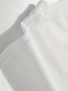 (220 Cotton T-Shirt Double-Sided Printing)  The Faith Of Jesus  Pattern Men's Casual Soft 100% Cotton All-Match Crew-Neck Short-Sleeved T-Shirt - 白色 - 查看 4