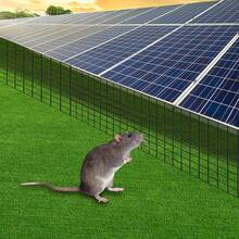 Bazargame 100 Foot Solar Panel Metal Wire Mesh Clamp Kit - Pigeon Bird Protection Kit, Solar Cell Protection Net, Iron Bird Protection Device - Black - View 4