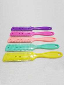 Double-Sided Trimming Comb, Professional Trimmer Razor Double-Blade Scissors Hair Thinning Comb Fine Hairstyle Cutting Tool Blade Haircutting Comb Tool Double-Edge Razor - Multifunctional Hair Clipper, Suitable For All Hair Types, Can Trim, Thin And Cut Bangs, Perfect For Beauty Grooming And Gift-Giving, Hair Styling Set, Hair Styling Tools, Hair Accessories, Hair Styling Tools,Travel,Birthday - Multicolor - View 9