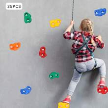 25 Klettergriffe in verschiedenen Formen für Kinder, Belastbar bis 100kg