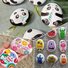 10 viên đá vẽ phẳng, sỏi sơn, sỏi phẳng làm đồ thủ công, đá tự nhiên trang trí, sỏi trắng mịn lớn, đá vẽ phẳng tự làm, đồ trang trí trong nhà, đá trang trí nhà, làm đồ thủ công, nghệ thuật, trang trí, đá mịn để hái bằng tay, đồ trang trí Halloween, đồ trang trí ngày lễ, đồ trang trí phòng, đồ trang trí phòng ngủ, quà tặng tự làm - Nhiều màu - Xem 5