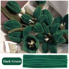 超值装 100 件 DIY 管道清洁器散装(含教程视频)、61 色加密雪尼尔杆、工艺品管道清洁器、管道清洁器工艺品艺术和工艺装饰雪尼尔杆用品、绒球 - 彩色 - 查看 41