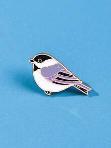 1pc Cartoon Raven Animal Dark Series Brooch, Creative Vivid Metal Alloy Pin Badge, Clothing Bag Decor Accessories Backpack For School Office Accessories Shirts Jacket Jewelry Christmas Halloween Clothes Pin Funny Cute Teacher Gifts Gifts For Mother, Father, Graduation, And Teacher - Black - View 17