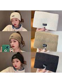 1/2/3/4pcs Knitted Headband Hats, Soft & Skin-Friendly, Warm & Breathable, Easily Paired With Various Outfits. Wearing It Not Only Protects Your Forehead From The Cold, But Also Enhances The Overall Fashionable Look. The Perfect Accessory For Autumn/Winter That Balances Warmth And Style. - Coffee Brown - View 14