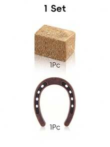 1-24 件西部主题派对装饰牛仔桌面中心装饰带迷你马蹄铁迷你干草捆装饰桌面马术派对装饰工艺品生日婚礼。 - 彩色 - 查看 7