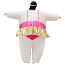 Halloween Costume Party Performance Costume Ballet Fat Role Play Costume Fun Party Atmosphere Props Ballet Inflatable Costume Adult Inflatable Costume