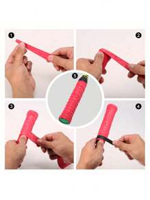 Pack Of 10 Tennis Racket Grips Anti-Skid Badminton Racquet