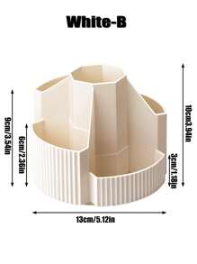 1 件 5 槽 360 度旋转笔筒收纳桶,办公桌笔筒,办公桌收纳盒及配件,桌面收纳文具用品收纳盒,可爱铅笔杯桶,适用于办公室、学校、家庭返校、返校、学校用品、铅笔盒、铅笔袋、书包 - 均碼 - 查看 10