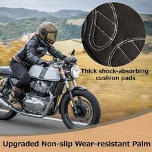 Skeleton Gloves Adjustable Lightweight Racing Skull Sports Work Bone Gloves Anti - Slip Breathable For Men  Women Motorcycle, Cycling, Biking, Workout - #1+Black+-+Full+Finger+-+Skeleton+Pattern+++Medium - View 2