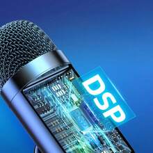 Fashion Microphone Chat Game Recording Live Laptop USB Wired Microphone - Blue - View 3