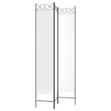 vidaXL Divisorio A 3 Pannelli Bianco 120x220 Cm In Tessuto - 白色 - 查看 4