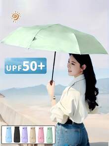 Small Folding Umbrella, Mini Pocket Waterproof Portable Travel Umbrella,Sun Umbrella Female Sunscreen UV Protection Sun And Rain Umbrella Two-In-One Mini Five-Fold Ultra-Light And Compact Portable,Mini Travel Umbrella, Small And Compact Portable Umbrella For Sunny And Rainy Days, Windproof Sunshade, 99% UV Protection, Suitable For Women And Men Umbrella For Women Umbrella Rainproof Windproof