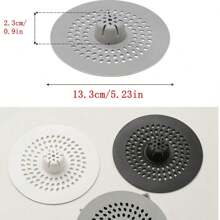 قابس تصريف سيليكون قطعة واحدة، 5.23 بوصة * 0.9 بوصة، للحمام والمطبخ والحوض، لمنع انسداد أنابيب التصريف بالشعر وغيره من الأنقاض