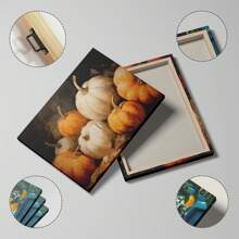 1 幅秋季墙壁艺术画秋季风景帆布印刷画，适合卧室、客厅或办公室的秋季装饰，适合秋季或秋季假期海报，适合送给她的礼物，无框或带框