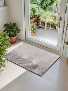 1 件优质硅胶厨房垫，采用优雅几何设计，防水抗疲劳地毯，适用于厨房、浴室、洗衣房 - 彩色 - 查看 8